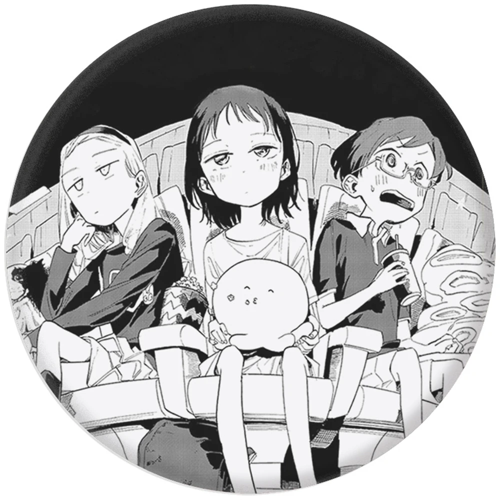 58mm Anime Takopi’s Original Sin‌ Kuze Shizuka Kirarazaka Marina Cosplay COSTUME Badge Pin SPTE Tinplate Brooch﻿ Prop Gilf