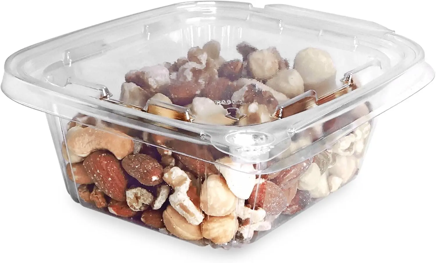 

Прозрачный контейнер для пищевых продуктов с защитой от несанкционированного доступа на 12 унций — 240 шт., перерабатываемый ПЭТ