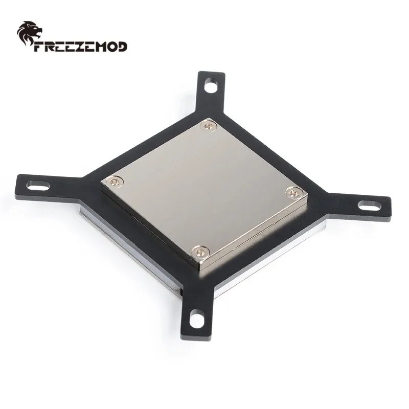 FREEZEMOD computer CPU water cooler block full-metal 60*60 upper cover with magic light effect RGB. INTEL-JB3TR