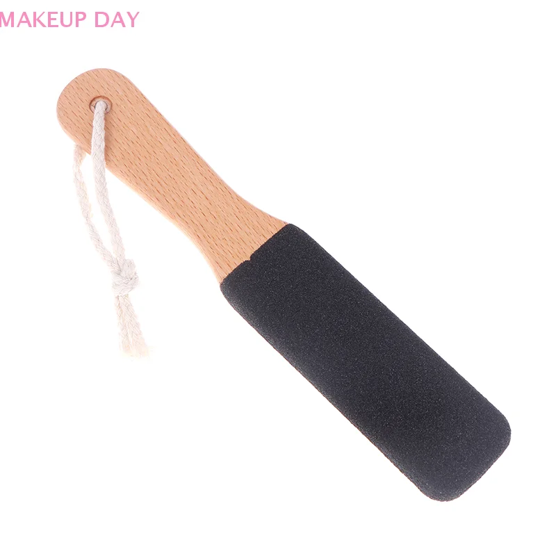 1PCS Professional Pedicure Rasp Tool For Dead Skin Crack Heels Beech Wood Foot File Rasp Callus Remover Foot Scrubber