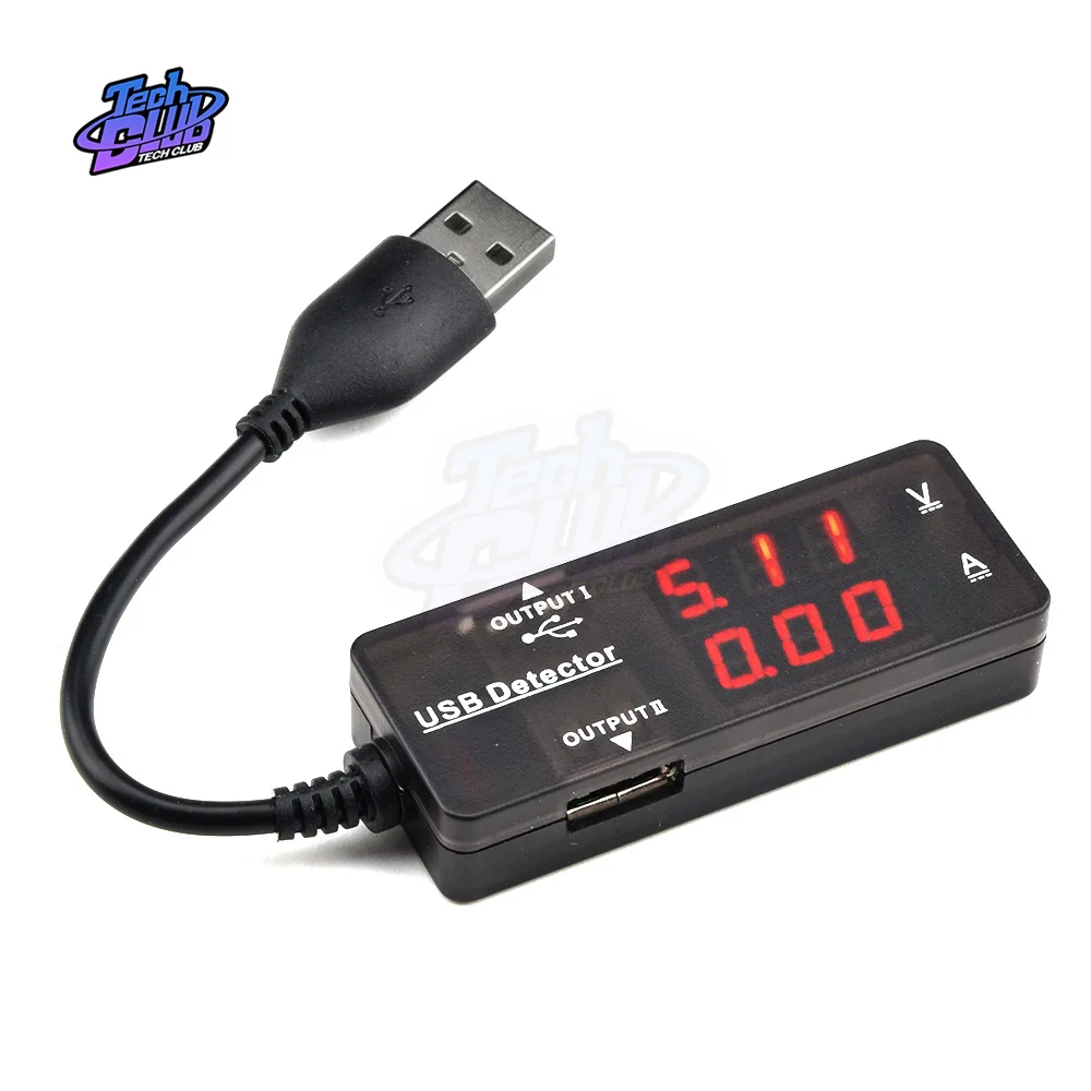 USB Dual Display USB Detector voltmetro amperometro misuratore di corrente di tensione Tester di capacità della batteria strumento di misurazione accessori
