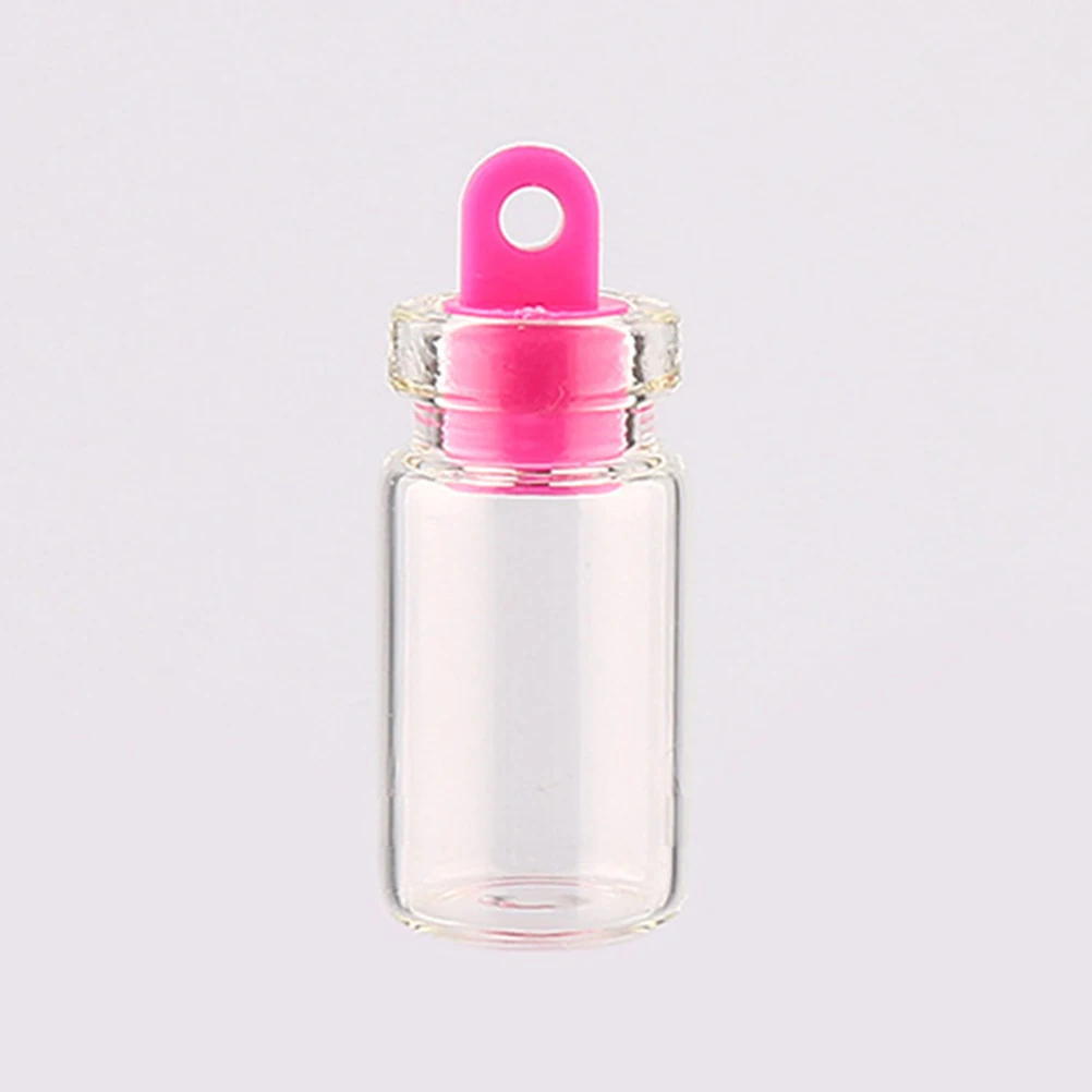 

50Pcs Mini Wish Bottles Clear Glass Small Jars Drift Bottles 2ml with Cork Tops DIY Necklace Decoration Gift Mini Wish Bottle