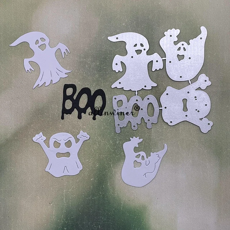 Boo ghost Metal Cutting Dies Stencils Die Cut for DIY Scrapbooking Album Paper Card Embossing