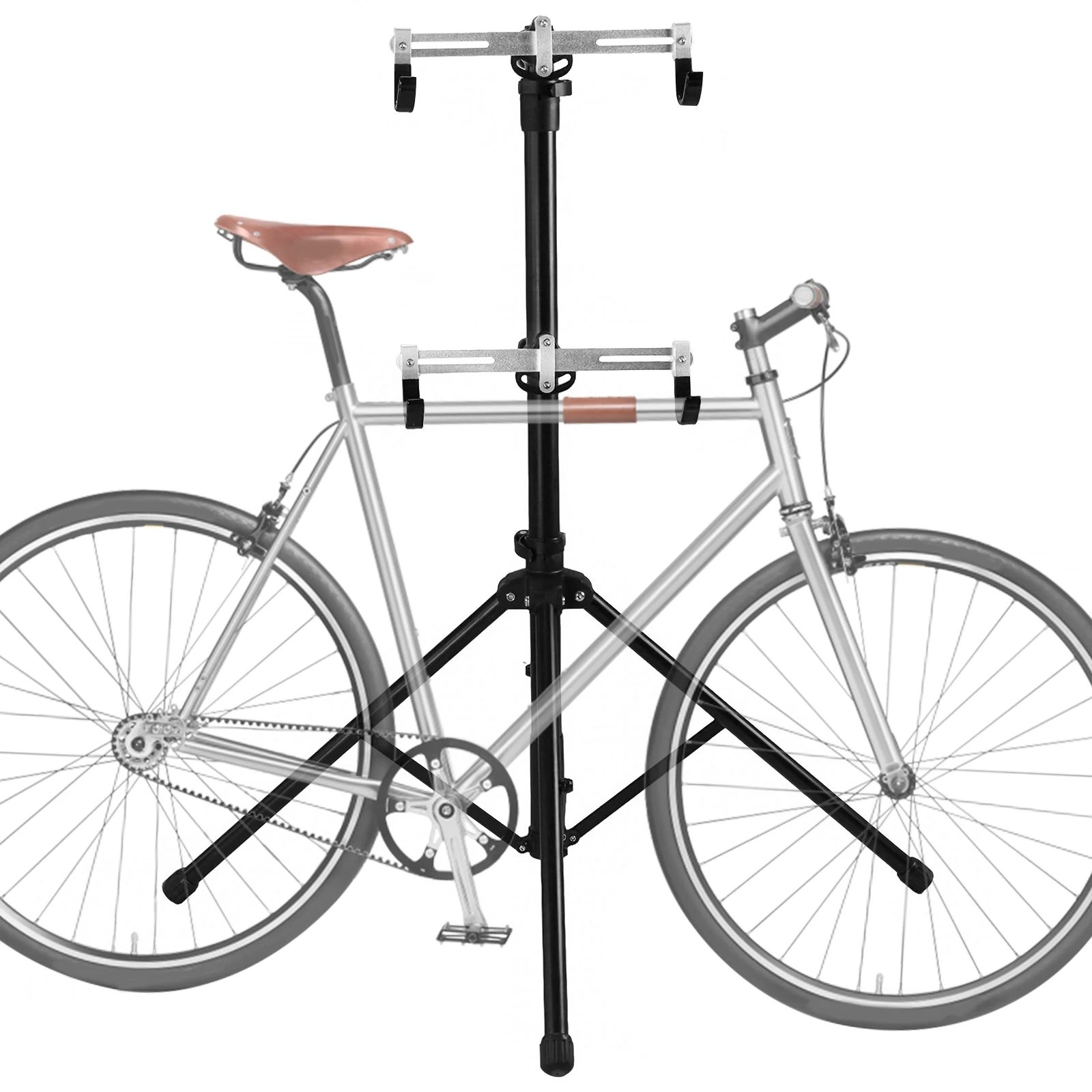 

Выдвижная подставка для велосипедов, экономящая место, регулируемая, вертикальная, без сверления, для квартир, безопасная и надежная.