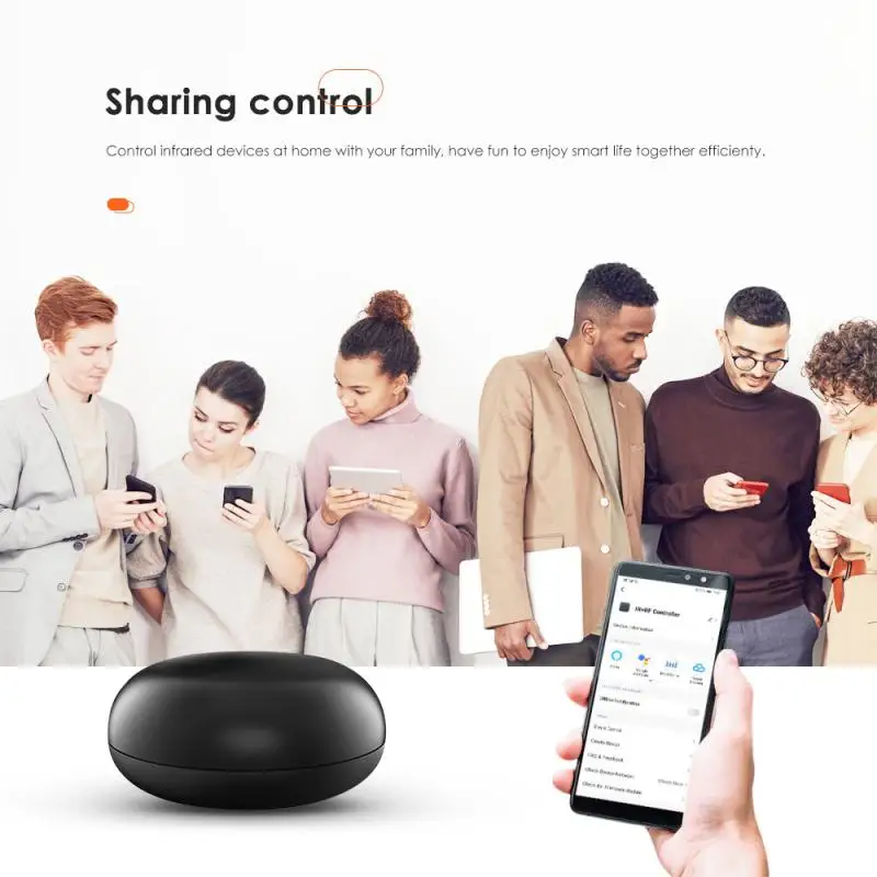 1~5PCS Tuya Universal WiFi IR RF Bluetooth Smart Home Appliances Remote Controller Smart Life Voice Control TV