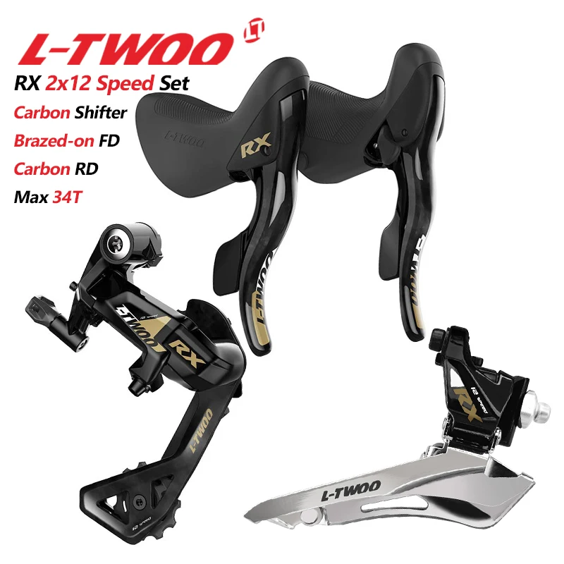 LTWOO RX12 Speed Rear Derailleur Carbon Fiber Cage Switch Compatible 12S 32T Cassette Road Bicycle Parts