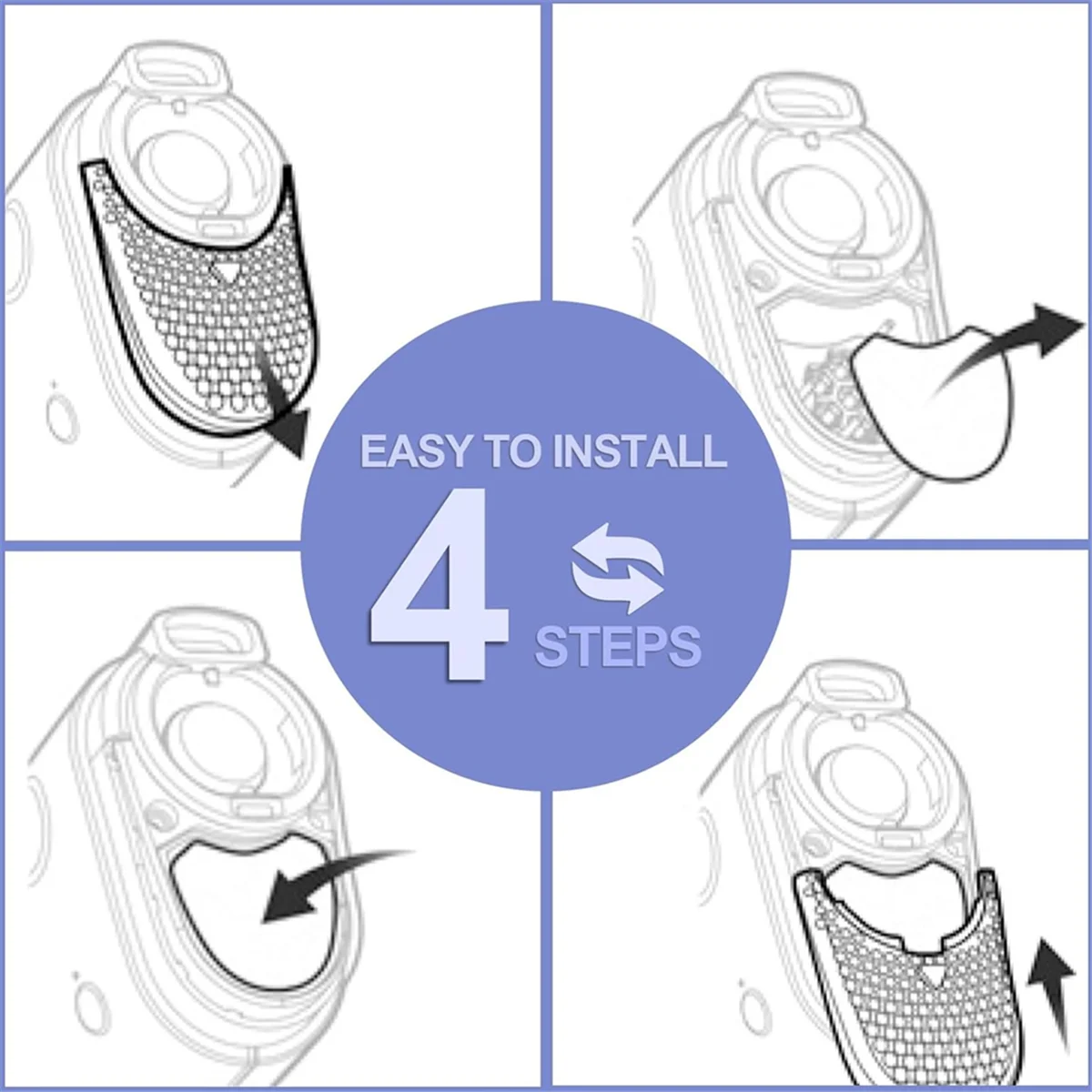 AA98 30 szt. Filtrów do AirMini - Zestaw filtrów CPAP do urządzenia AirMini CPAP