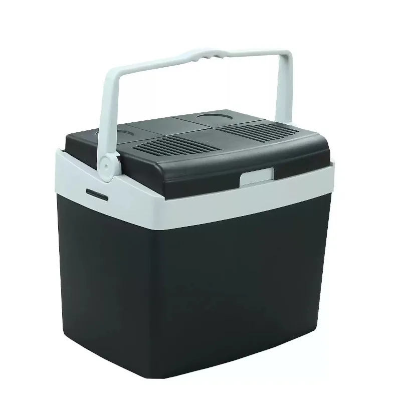 25L Portable Car Refrigerator – Outdoor Camping Freezer, Insulated Compact 12V/24V DC Thermoelectric Cooler