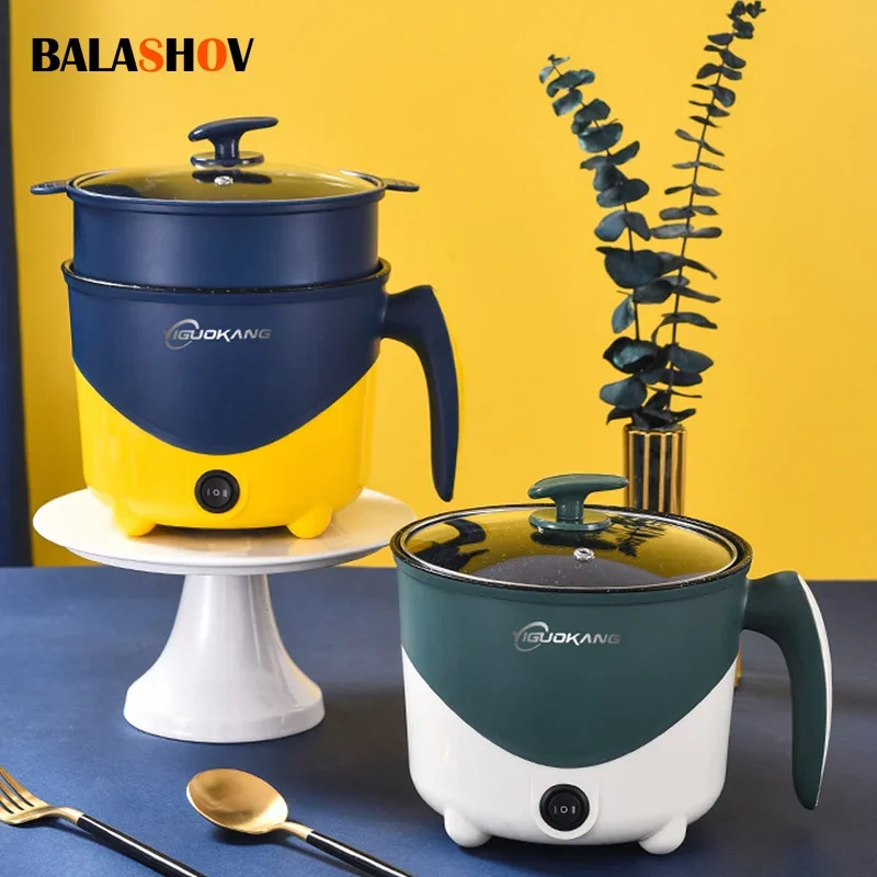 Mini Electric Cooking Machine Hot Pot Non-stick Pan Rice Cooker EU