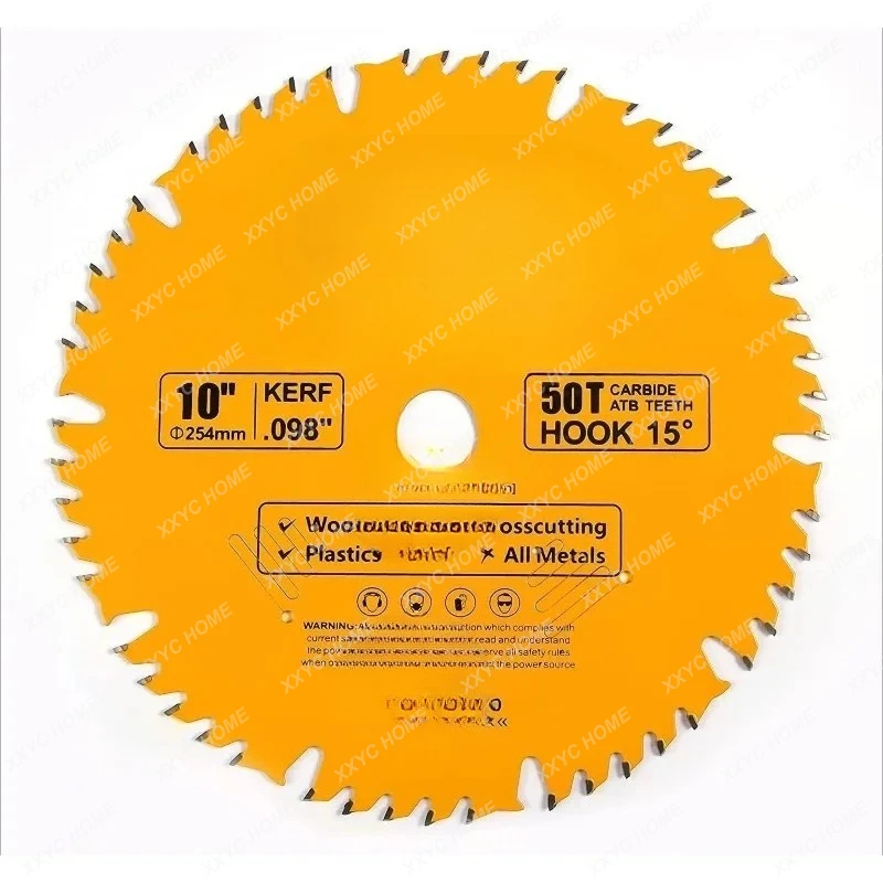 

American 10 50-tooth miter saw bla-de tool woodworking 5/8 inch