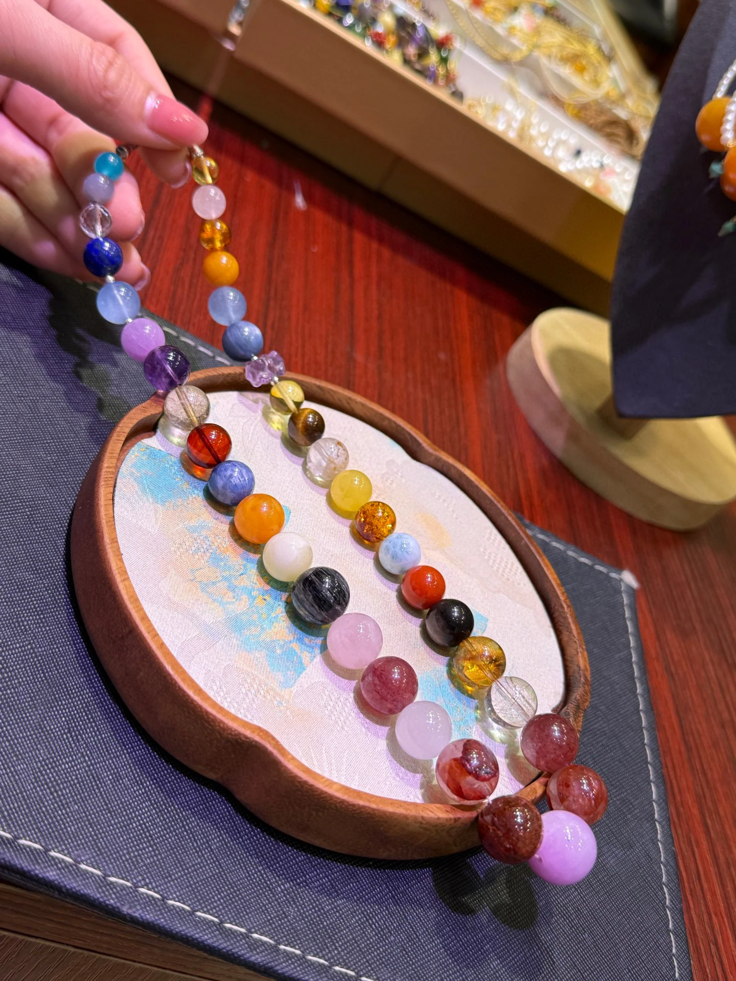 

Ожерелье из натурального нескольких драгоценных камней, роскошная минималистичная дизайнерская цепочка на ключицу, уникальные энергетические украшения с кристаллами