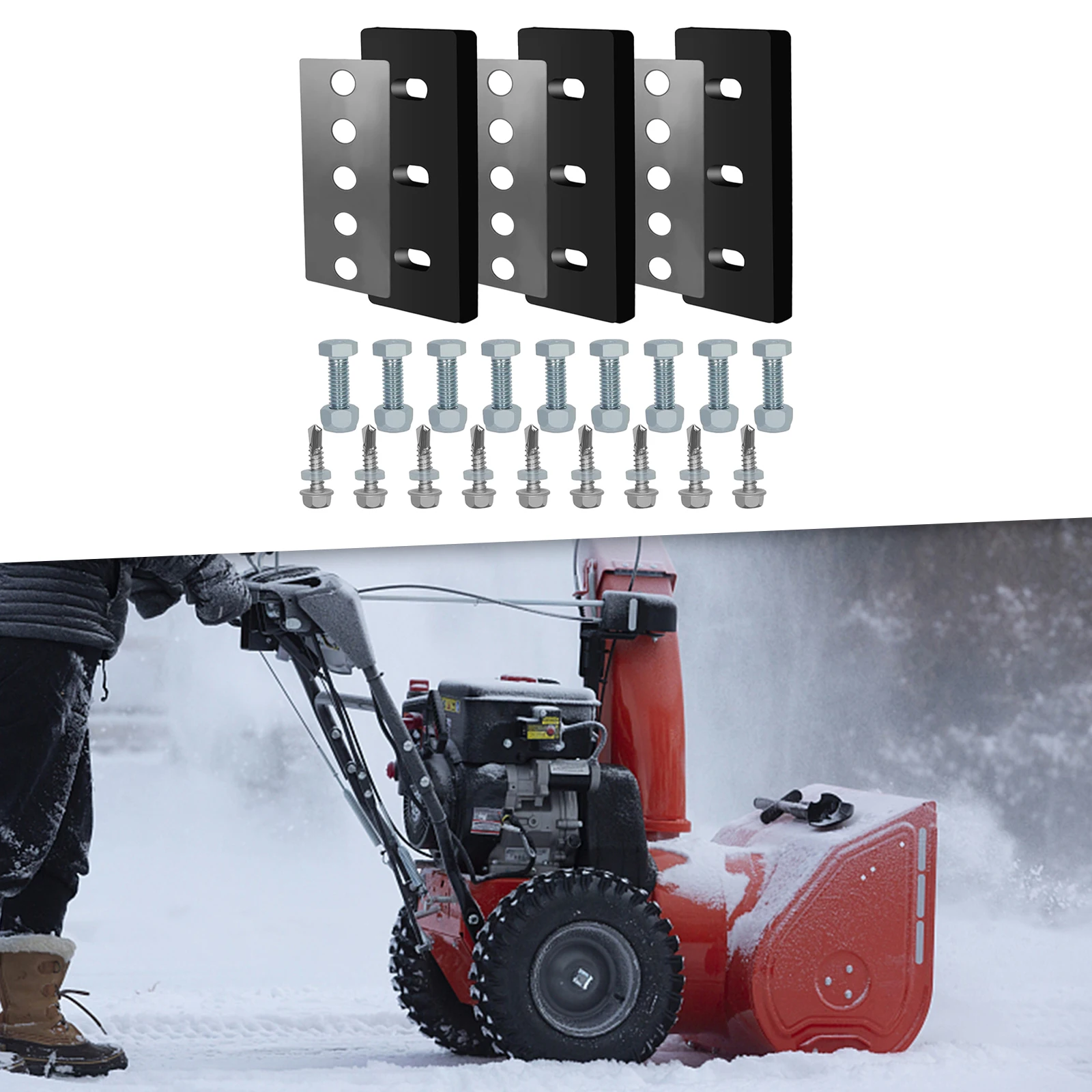 Imagem -03 - Snow Blower Impeller Modificação Kit Snow Throwing Machine Reajuste para Stage Machine Snow Thrower Substituir