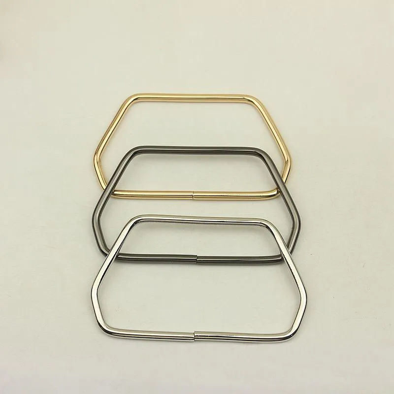 10Pcs Metal Bag Handles D Shape Buckle Handbag Purse Luggage Deco Handle Clasp DIY Leather Craft Hardware Accessories