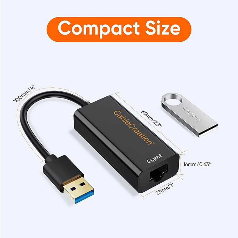 USB إلى إيثرنت محول USB2.0 3.0 1000Mbps USB RJ45 بطاقة الشبكة لأجهزة الكمبيوتر المحمول التبديل شاومي Mi صندوق الإنترنت USB Lan Windows10
