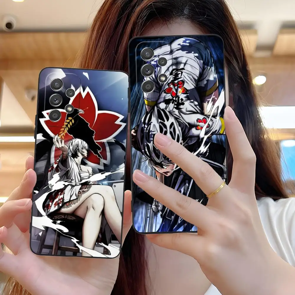 

Чехол для телефона Wind Breaker Kaneshiro для Samsung Galaxy M55 54 42 35 34 33 32 23 22 15 14 13 12 F55 5G Цветной чехол Роскошный