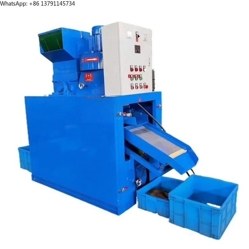 Smallest Single-phase Equipment in  Brand-S10 Copper Cable Wire Granulator Machine for Recycling and Separating