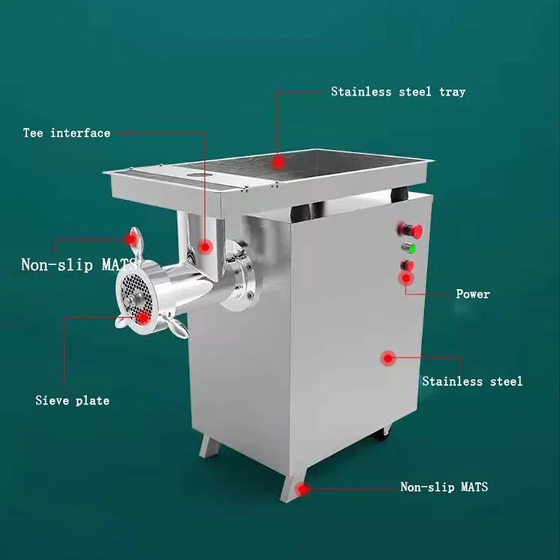 Электрическая мясорубка, мощная мясорубка, наполнитель для колбас, кухонный комбайн