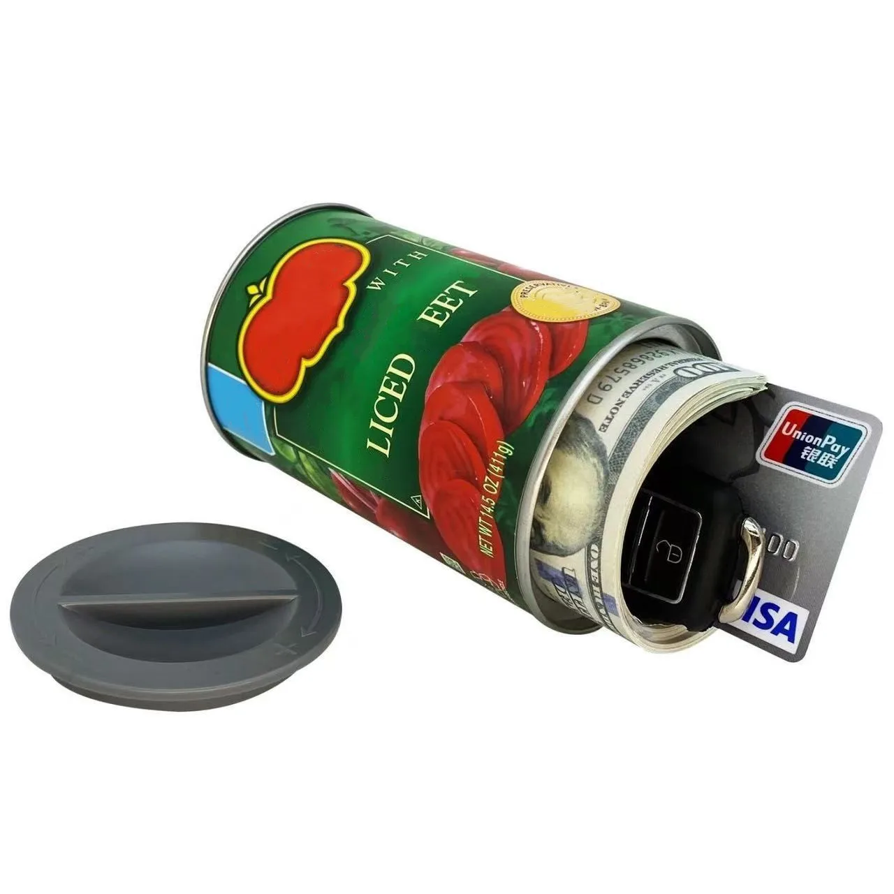 Hidden Storage Money Box For Travel Jewelry Cash Ring Watch Stash Container Secret Safe Deposit Box Waterproof