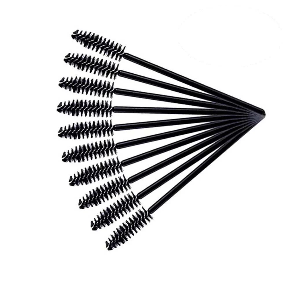 12pçs varinhas de rímel, escovas de cílios de nylon, ferramentas de maquiagem profissional para curvatura, extensão de cílios, sobrancelhas de separação