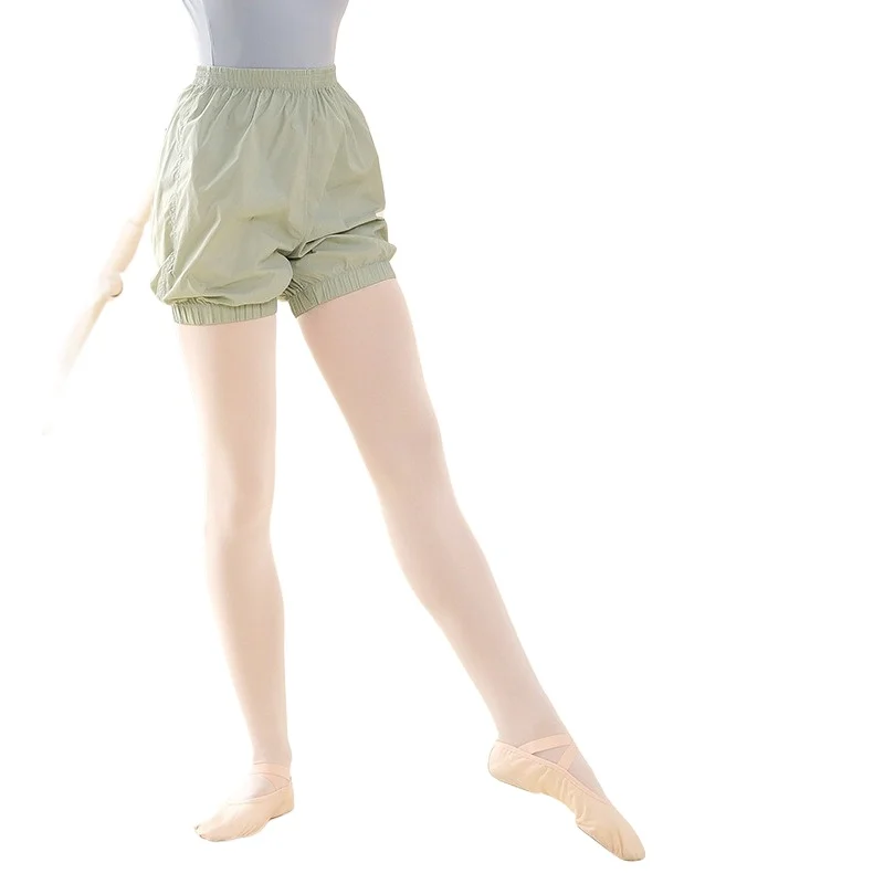 Ballett-Aufwärmhose, locker sitzende Schweißinduzierende Aufwärmhose für Erwachsene mit Hosenträgern, Trainings-Gymnastik-Outfit