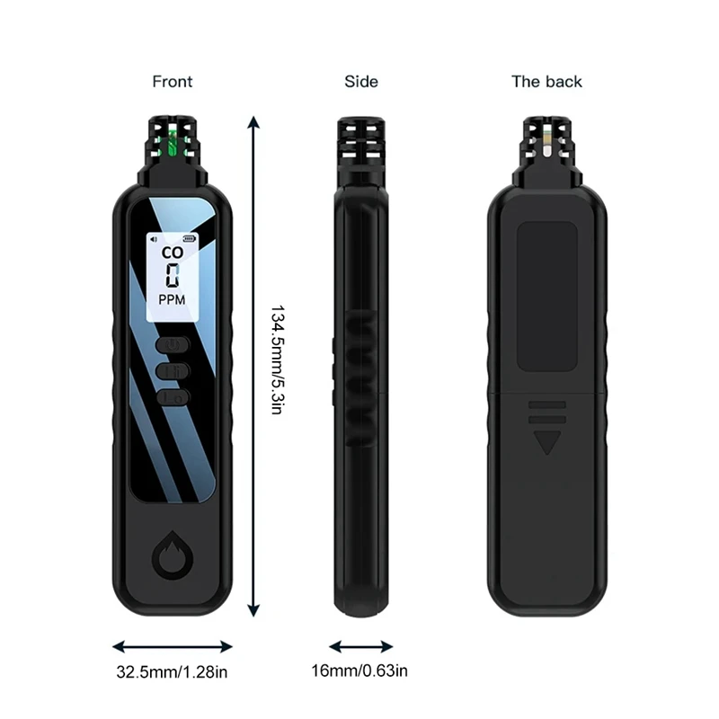 Koolmonoxidetester Draagbare Koolmonoxidedetector Huishoudelijke Kleine En Draagbare Koolmonoxidedetector