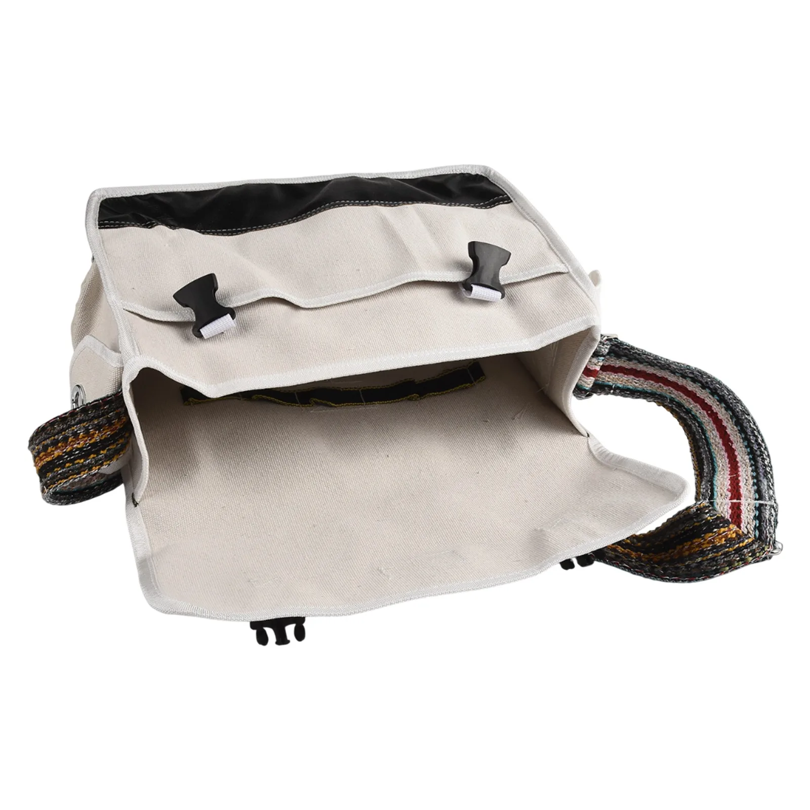 

Canvas Tool Bag As Picture Single Shoulder Bag Balanced Tool Bag Heavy Duty Construction On-the-Go Tool Storage For Electricians