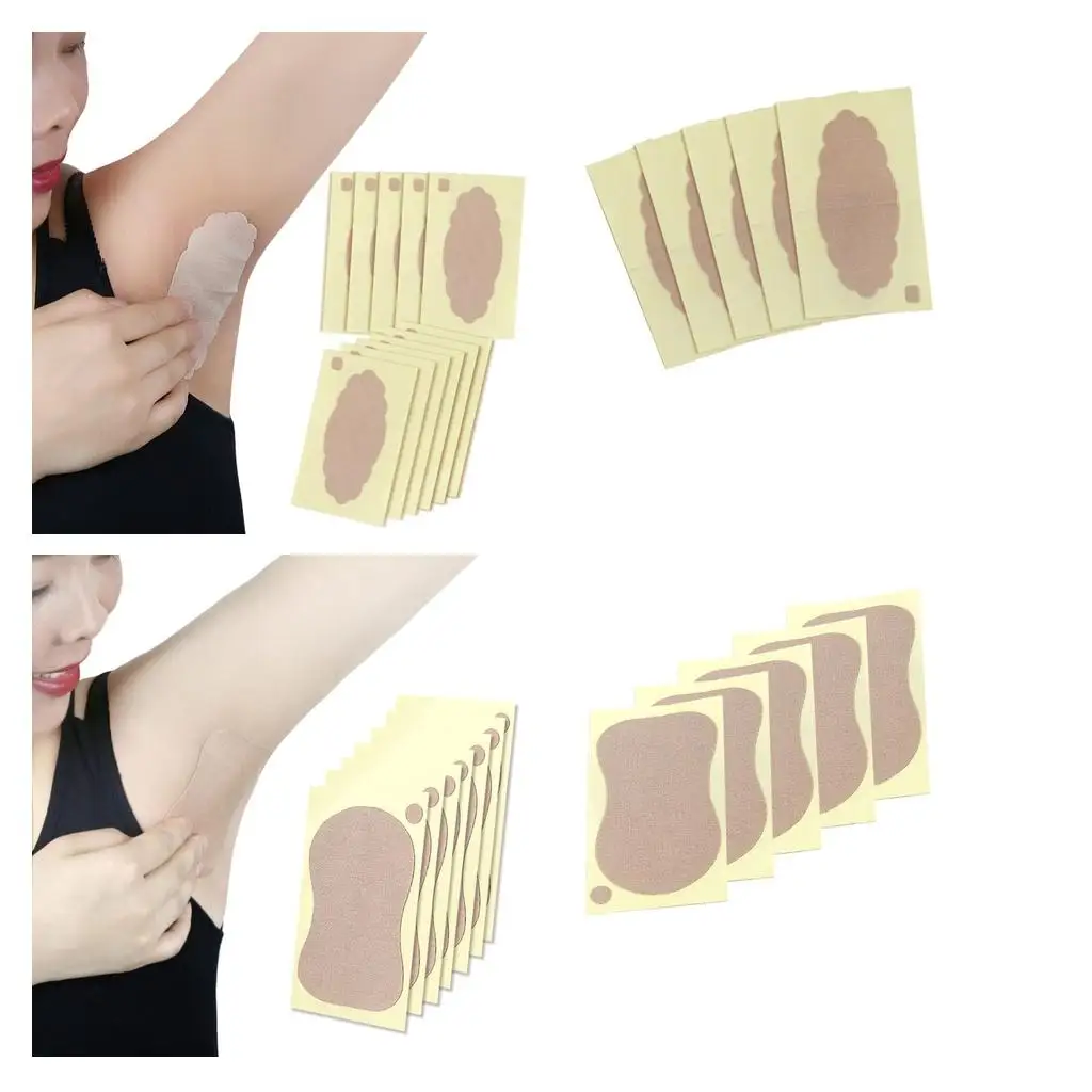Cotton Antiperspirant Strips Underarm Sweat Pads Sweat Blocker Armpit Protection for Women Clothing Stain Prevention