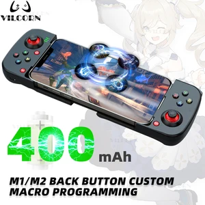 D3 Gamepad Teleskopik BT Bluetooth Pengontrol Permainan untuk PC IOS Android PUBG Switch Joystick 3D Nirkabel Peregangan PS4 dengan Makro 10 led pengontrol ps4 penjualan terbaik - №