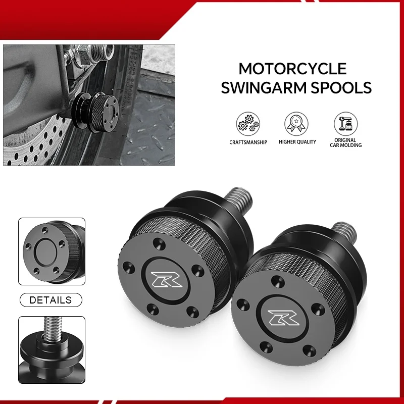 

8MM New Motorcycle CNC Rear Stand Screws For GSX-R 600 750 1000 GSX-S 750 950 1000/GT Swingarm Spools Slider Protector gsxr gsxs