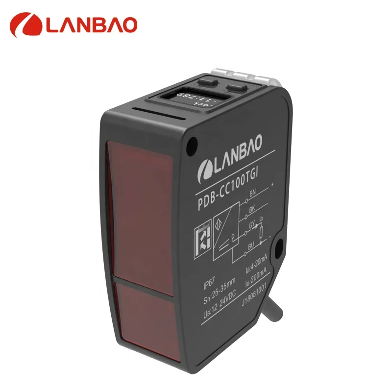 

Экономичный лазерный датчик расстояния 12-24В DC, 50 мм, выход RS485, цифровой лазерный датчик расстояния 2025