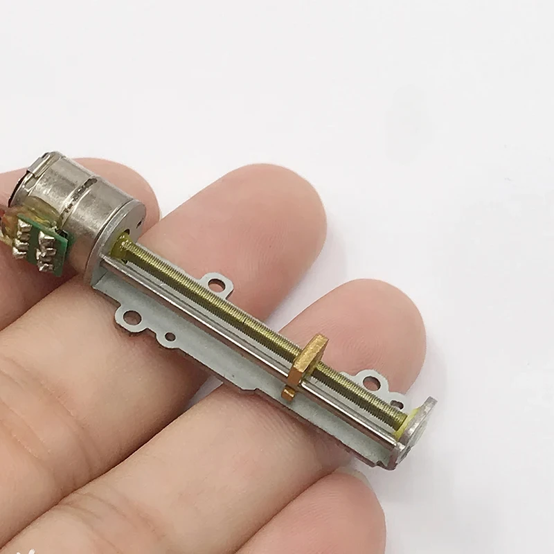 Mini 10MM Precision Linear Actuator 2-phase 4-wire Stepper Motor Long Linear Screw Slider Nut 18 Degree DIY 3D Printer