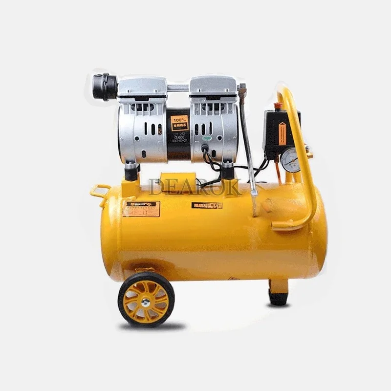 UM-50L Oil-free silent copper wire air compression equipment dental air pump woodworking paint device, 220V 1PC