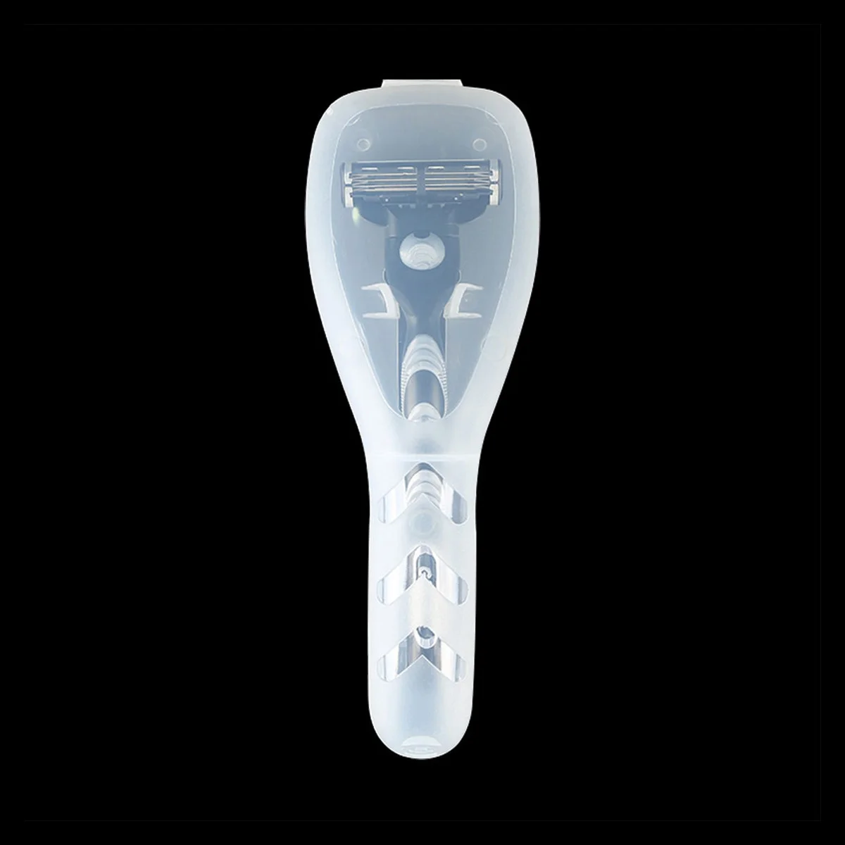 

4Pcs Razor Storage Bag for Men Heavy Duty PP Travel Case Portable Razor Container Dustproof Shockproof for Home and Professional