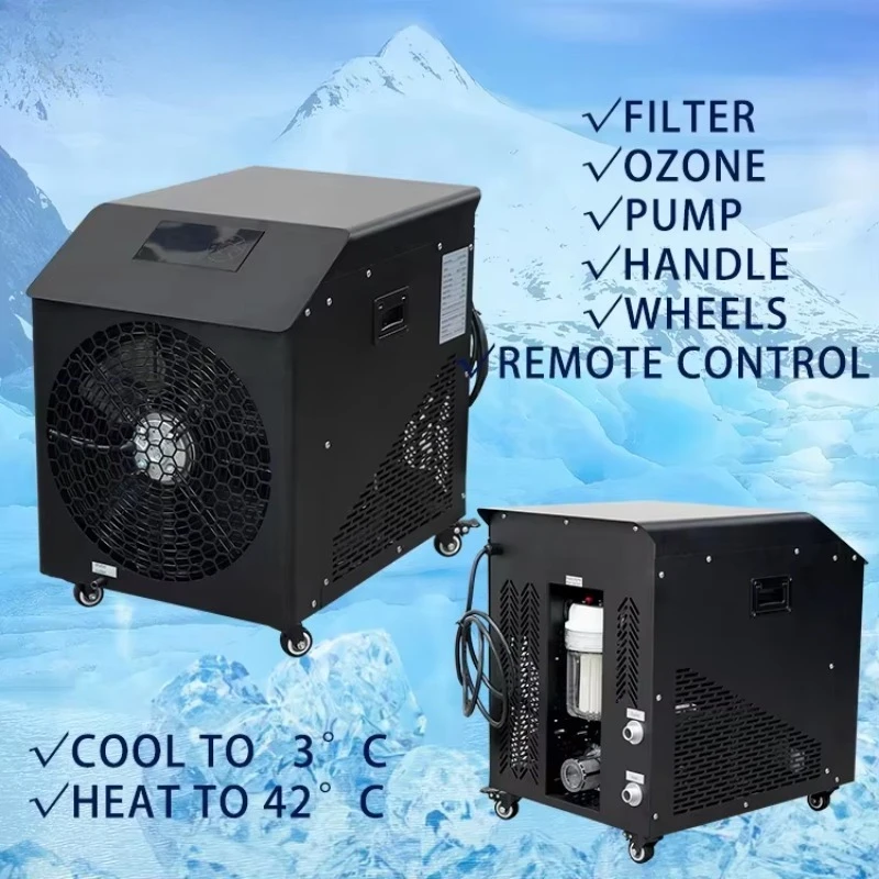 1HP 1.5HP 2HP Ice Bath Chiller with Remote Control and Built-in Pump for Cold for Immersion