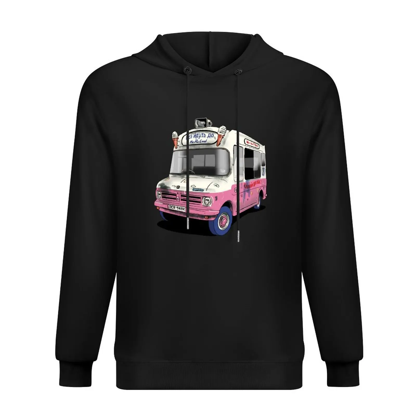 

KLF Ice Cream Van Hoodie japanese style men's sweat-shirt set autumn clothes korean autumn clothes pullover hoodies
