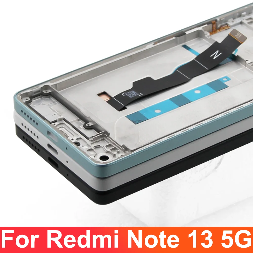 Tested AMOLED for Xiaomi Redmi Note 13 5G LCD display Touch Screen digitizer Assembly for Redmi Note13 2312DRAABC display