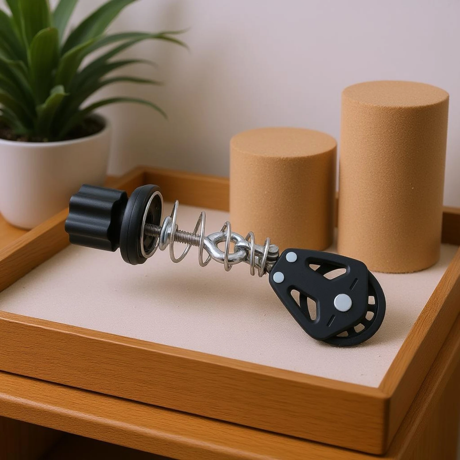 Картина 6: Универсальный компактный тренажер Mind-Body Center Bed Pulley с пружинным механизмом для упражнений