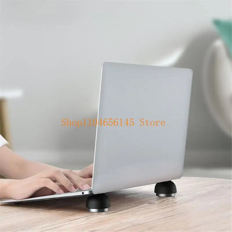 652F Mushroom Designs Computer Cooling Stand With Anti Slip Base And Bracket Support Invisible