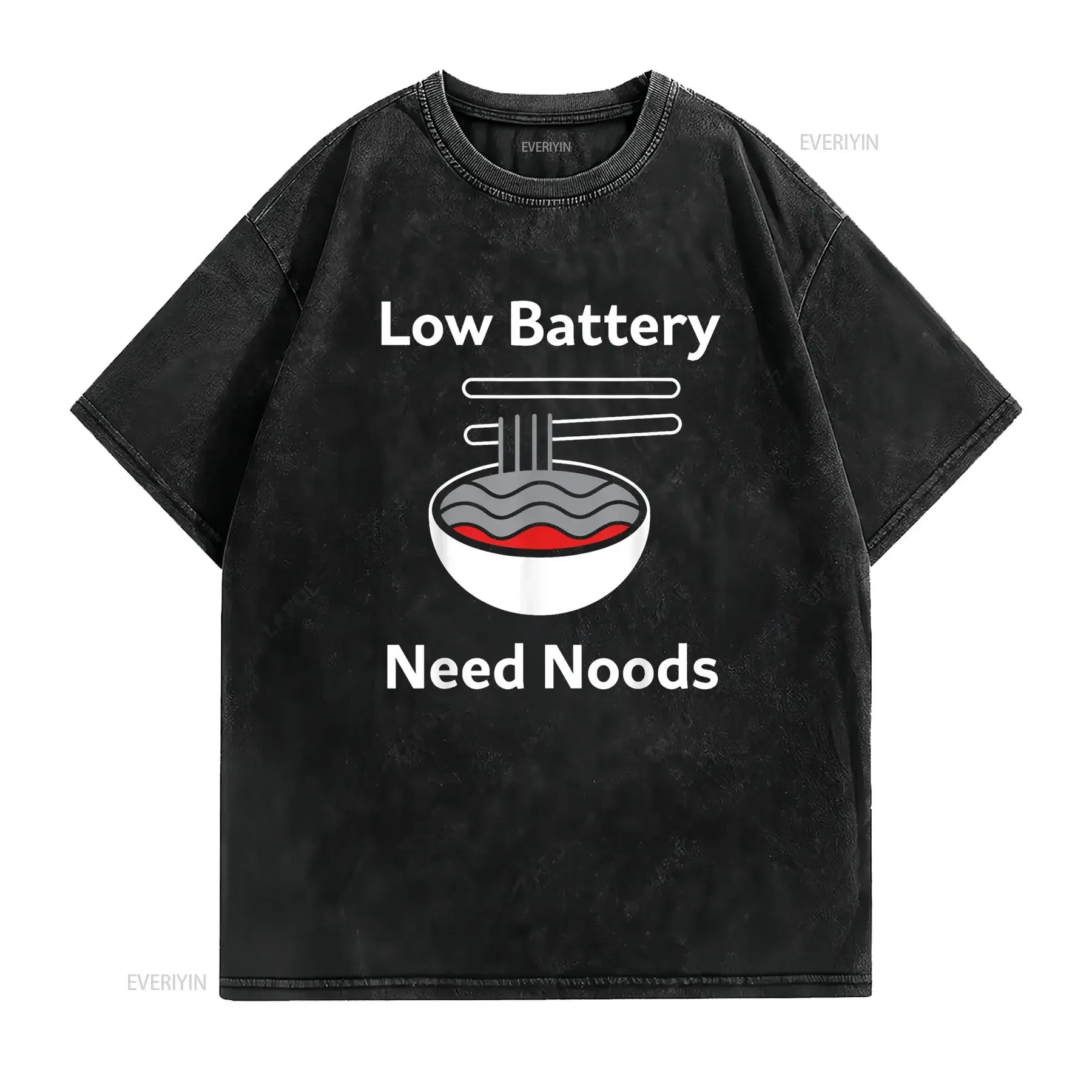 Funny Ramen Noodle Pasta Instant Lunch Kids s T Shirt vintage Washed Breathable fashion Comfortable Top For Everyday Wear Soft