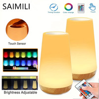 Touch Control Portable NightLights RGB 13—Color Night Lights Rechargeable with Remote Desk Lamp Room Decoration Camping Dimmable