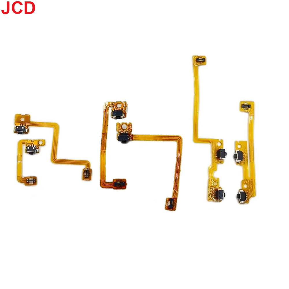 JCD 1set L R Shoulder Button With Flex Cable For 3DS 3DSXL LL New 3DS LL XL Repair Left Right Switch Trigger Accessory