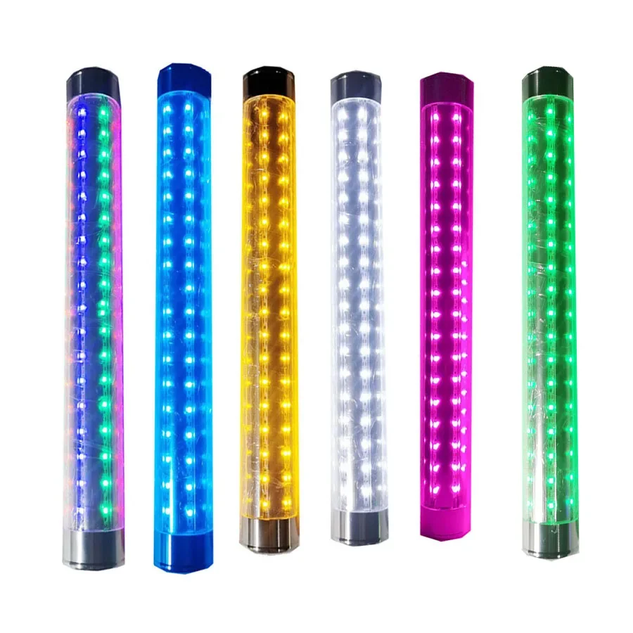 35CM Handheld LED Strobe Baton Light LED Glowing Sticks Flashing Glow Wands LED Strobe Stick For Nightclubs Party Bar KTV Decor