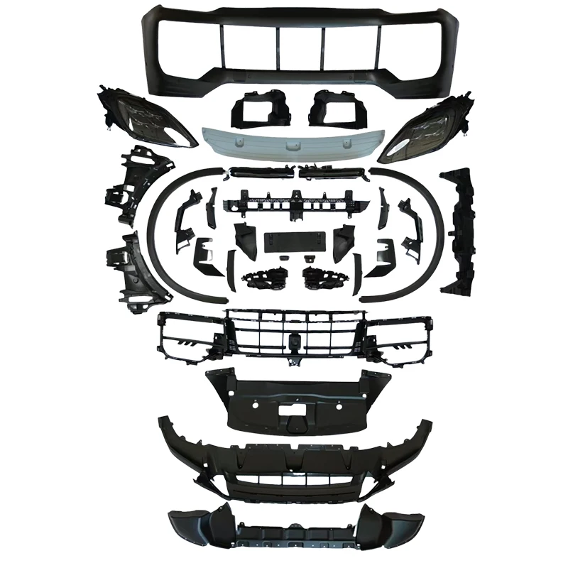 

Latest High-quality Body Kit for 2011-2017 (958) Upgrade to 2024 (Y0.2) Front and Rear Bumpers and Rear Door