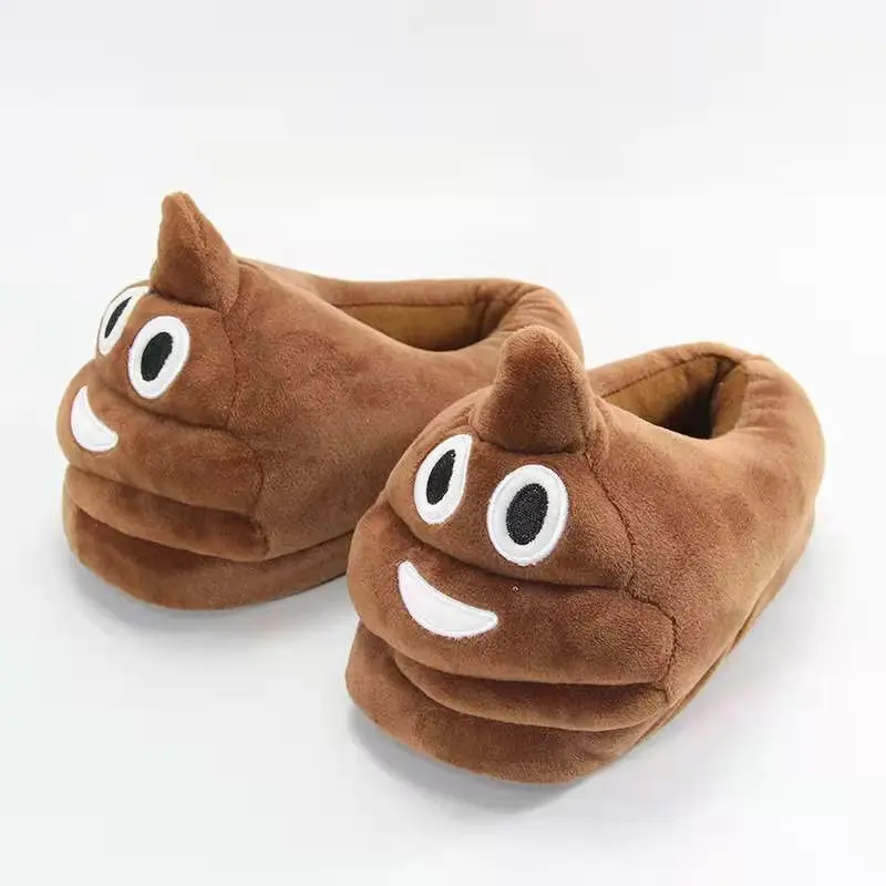 Winter Couple Set Wacky Cotton Slippers Girl At Home Funny Creativity Keep Warm Non-Slip Sole Thicken Package and Cotton Shoes