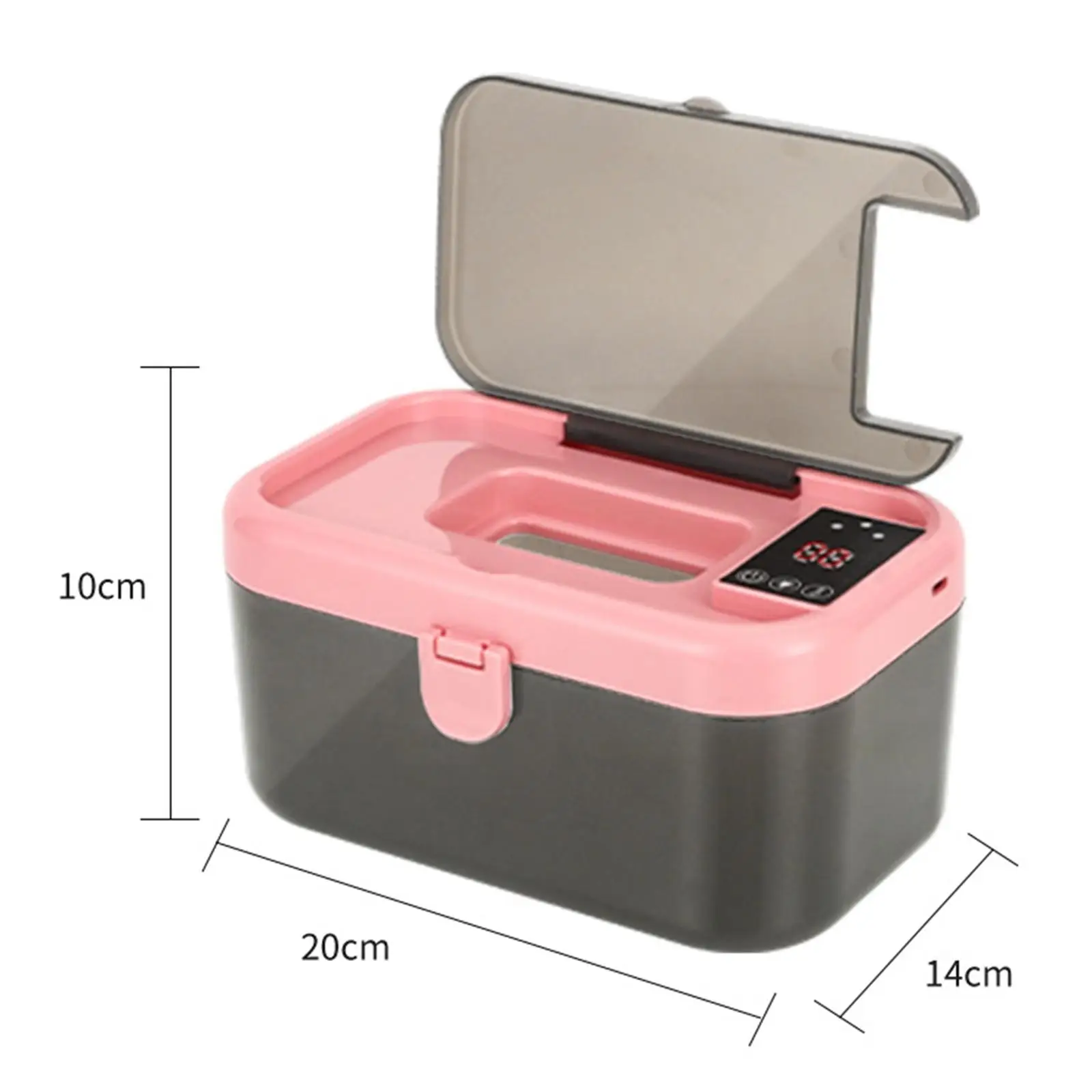 ضوء ليلي أكثر دفئًا من بيبي، مريح، سهل الاستخدام، قابل للتعديل بالتساوي 55/60/65 ° C حفاضات مسح أكثر دفئا للسيارة المنزل السفر أمي، #6