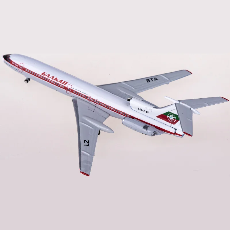 Phoenix 1:400 Scale PH11825 Balkan Airlines TU-154B LZ-BTA Diecasts Collectible Aircraft Model Metal Miniatures Christmas Gift