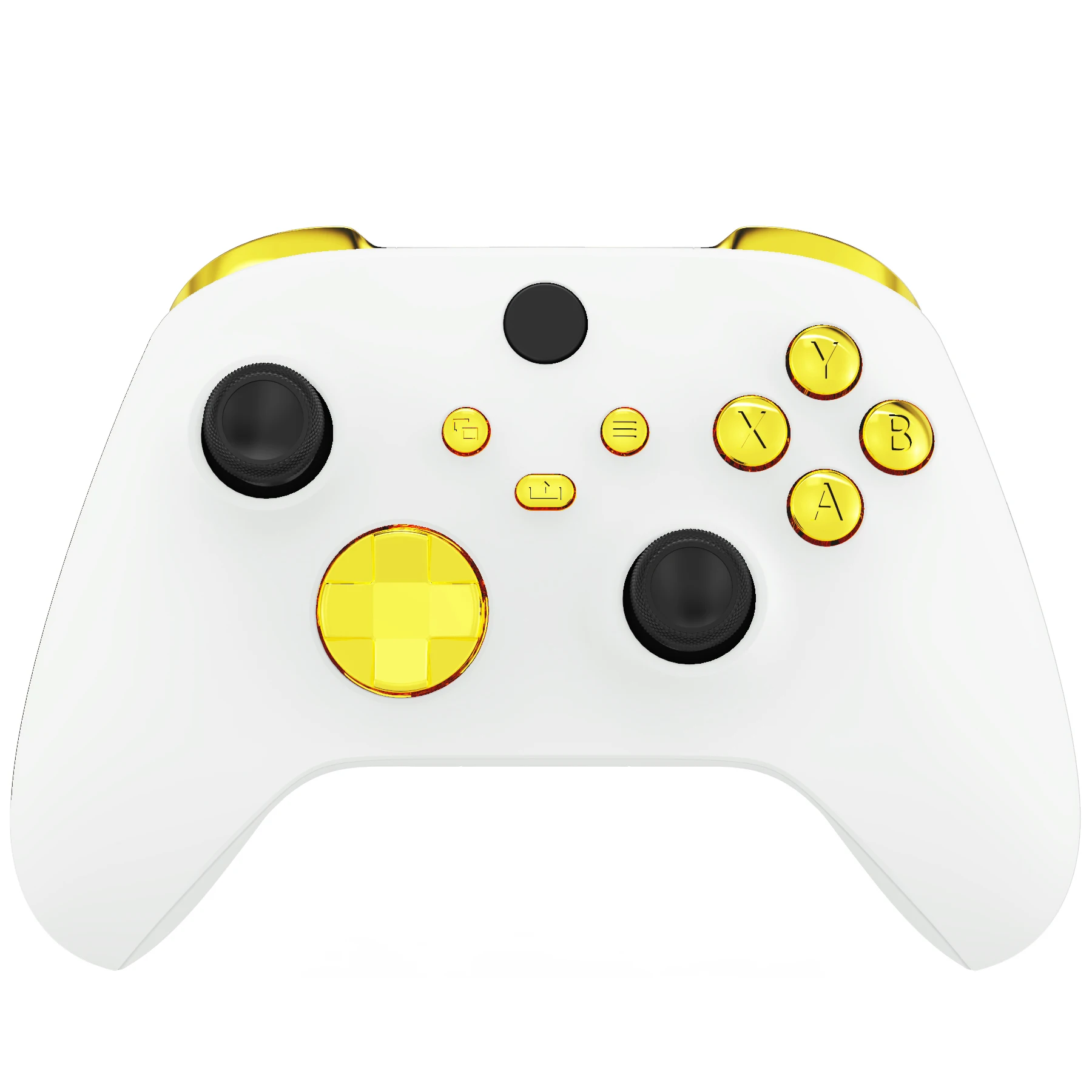 

eXtremeRate Replacement Buttons for Xbox Core Wireless Controller (Controller Not Included) - Chrome Gold