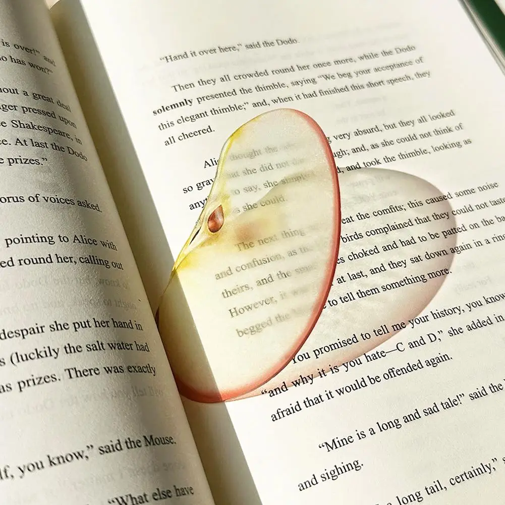 Fruit-shaped Acrylic Bookmark, Creative Gift for Bookworms