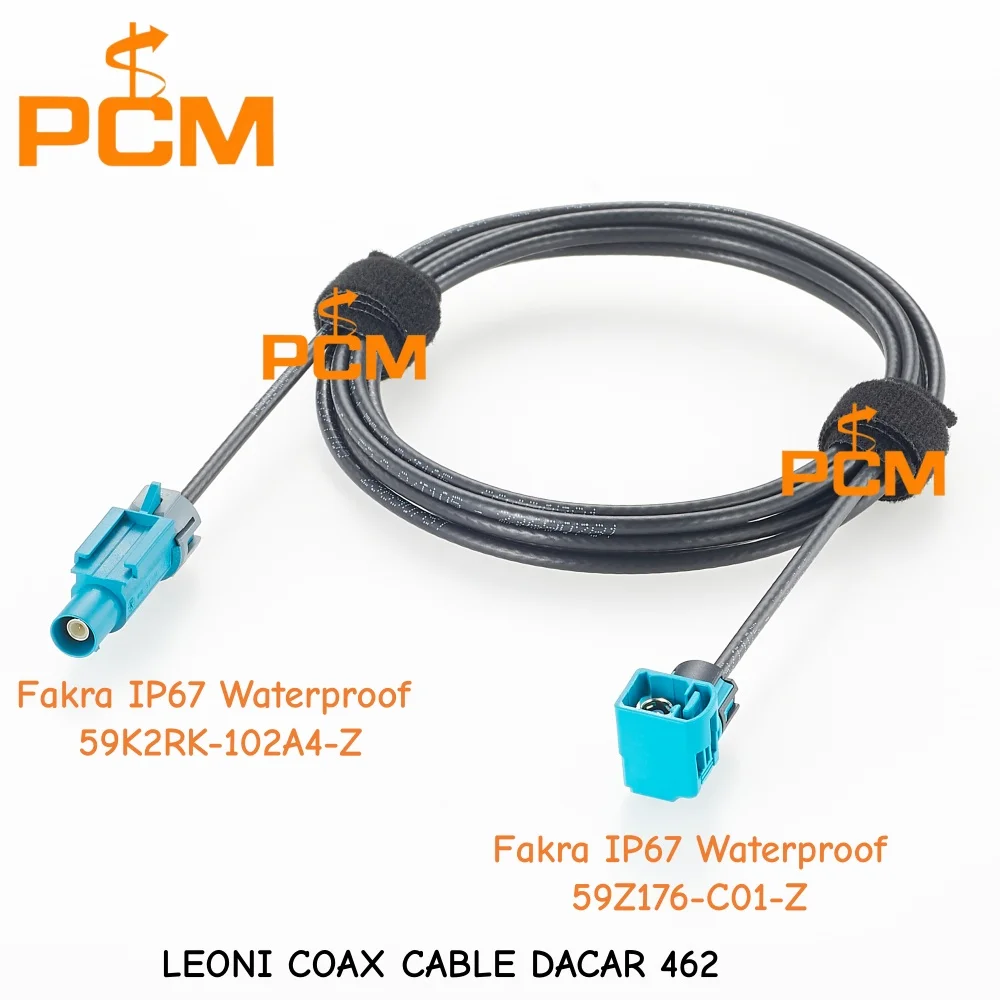 Rosenberger FAKRA Z Code Right Angle 59K2RK-102A4-Z Jack to 59Z176-C01-Z Jack IP67 Waterproof Automotive RF Coaxial Cable