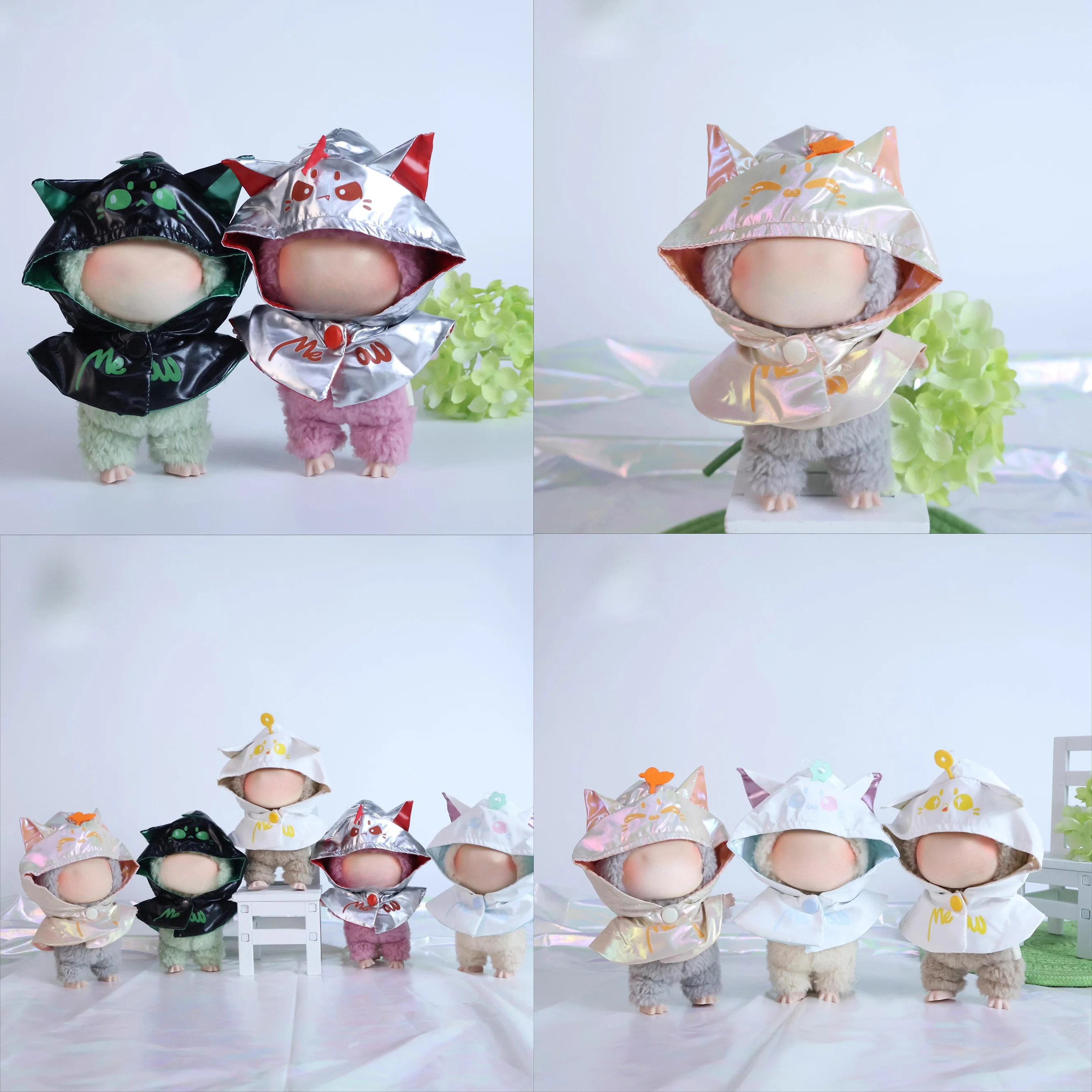 

1 Pc of Lababa Clothes Laser Cloak Style Sets, for 10cm/3.93in Clothes and Accessories for Lababa,Toys Hobbies